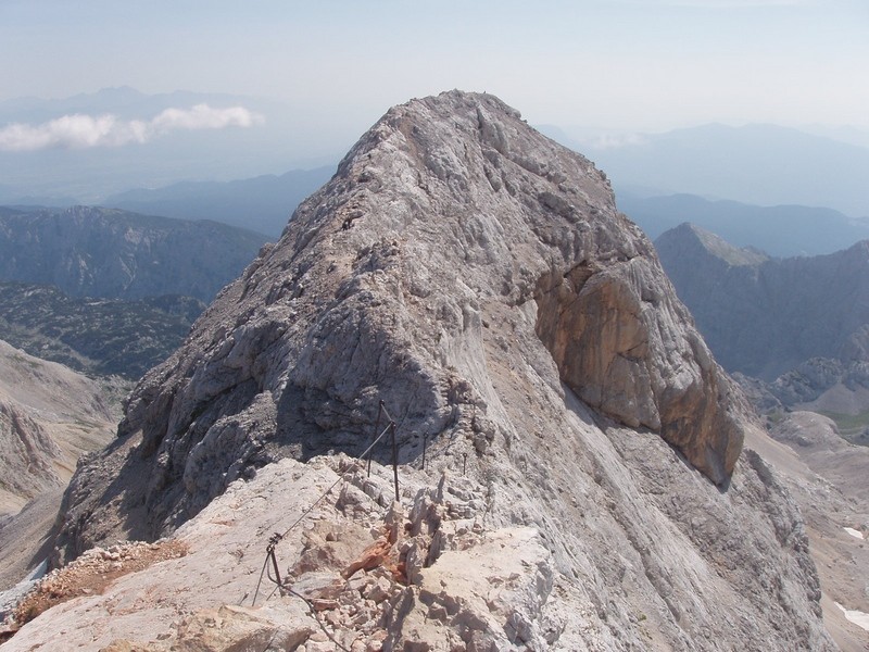 20090826 Vrata Luknja Plemenice Triglav Kreda - foto povečava