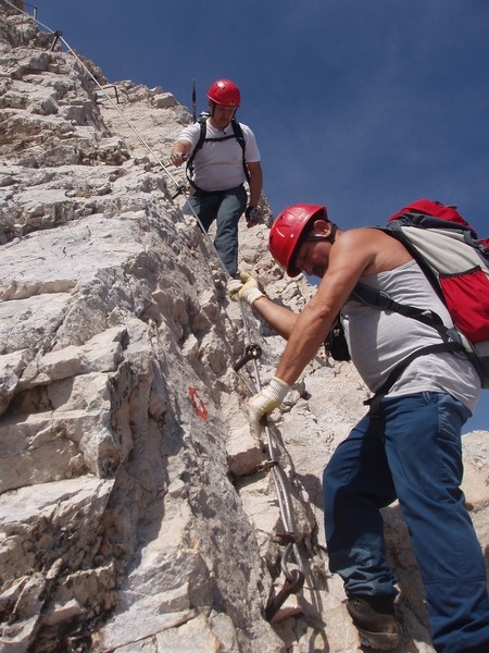 20090826 Vrata Luknja Plemenice Triglav Kreda - foto