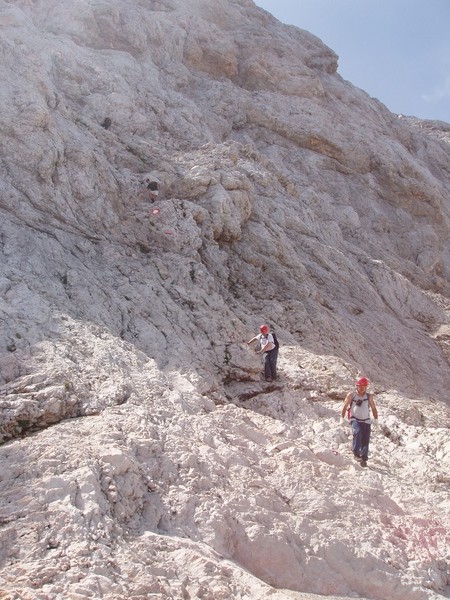 20090826 Vrata Luknja Plemenice Triglav Kreda - foto