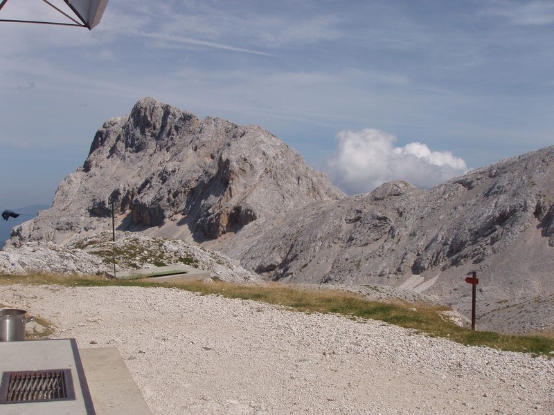 20090826 Vrata Luknja Plemenice Triglav Kreda - foto povečava