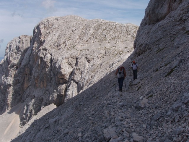 20090826 Vrata Luknja Plemenice Triglav Kreda - foto