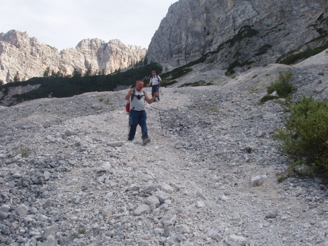 20090826 Vrata Luknja Plemenice Triglav Kreda - foto