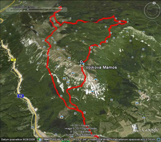 24,5km in 1430m vzpona in toliko spusta