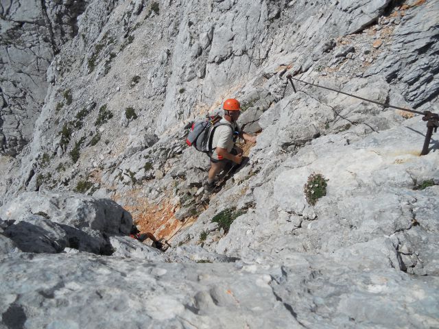 Uf, zakaj v teh vročini ravno na glavi moramo imeti to plastiko.