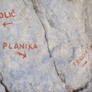Prihod na pot Plemenice in Dolič - Triglav.