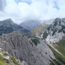 Malo Tosca,VDV,v megli Triglav in desno MDV.