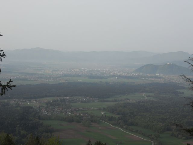 Pogled v dolino - Kranj.