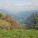Pogled v dolino proti Kobaridu
