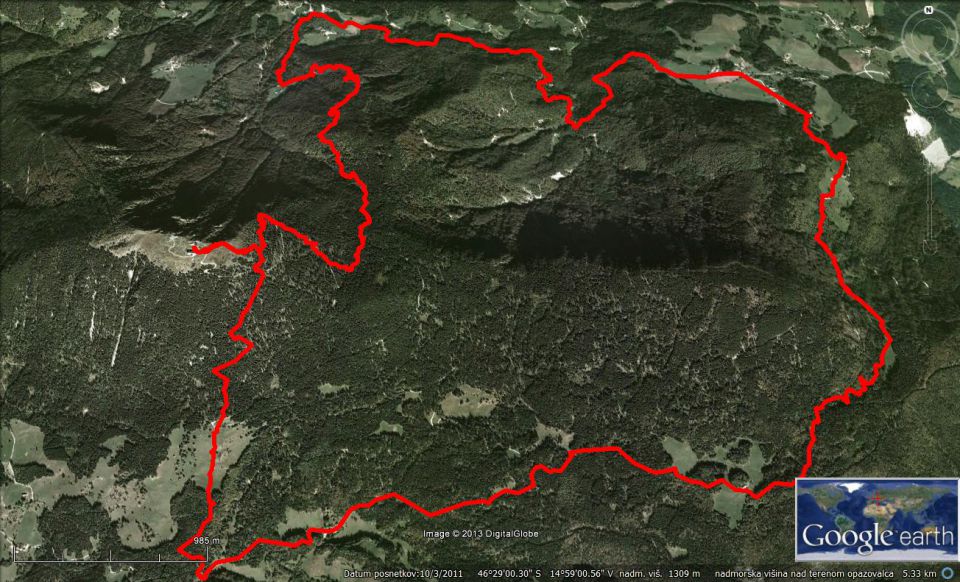 Od Ivarčkega jezera po grofovski poti-krog, 23km in 1105m vzpona.