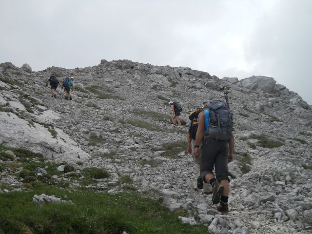 Pot proti Vrhu nad Škrbino