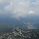 Pogled proti Triglavu in okoliškim vrhovom