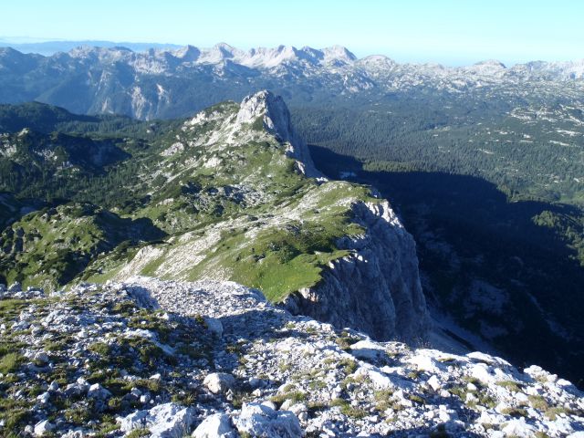 S Kopice 2213m pogled na Tičarice.