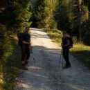Začetek poti proti koči Rifugio Corsi