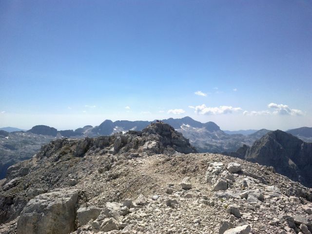 Pogled proti vrhu Viša z predvrha