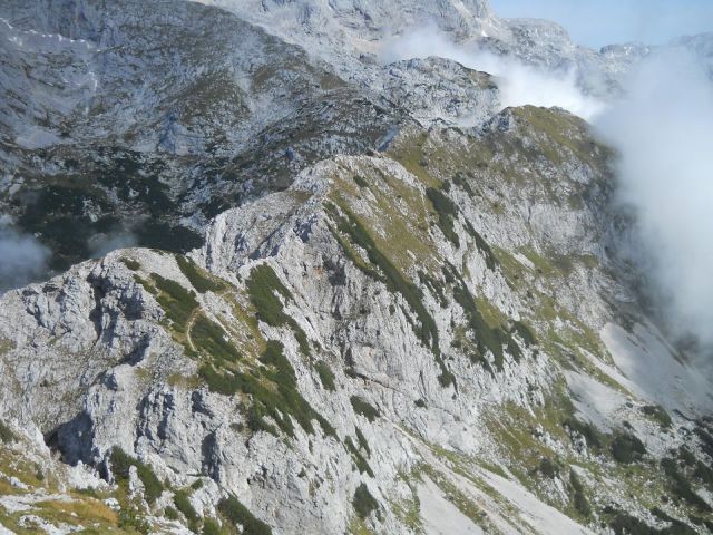 Pogled na Kalško goro oz. našo prehojeno pot :)