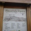 Informativna tabla plezališča Vipava