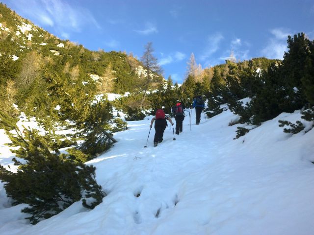 Nadaljnja pot po snegu