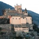 Prelep grad v dolini Aosta