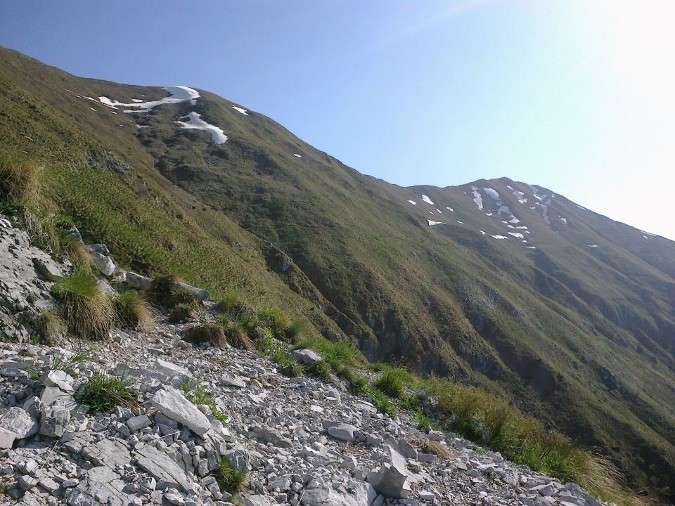 Nadaljnja pot in razgled na Vrh Planje