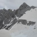 Pogled na Cmir (levo) in Begunjski vrh (desno)