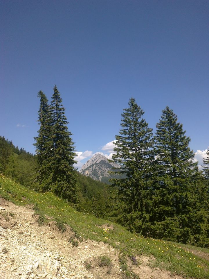 Razgled s planine Preval na Veliki vrh Košute