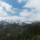 Razgled s poti na Bohinjske alpe
