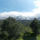 Razgled na Bohinjske alpe v oblakih