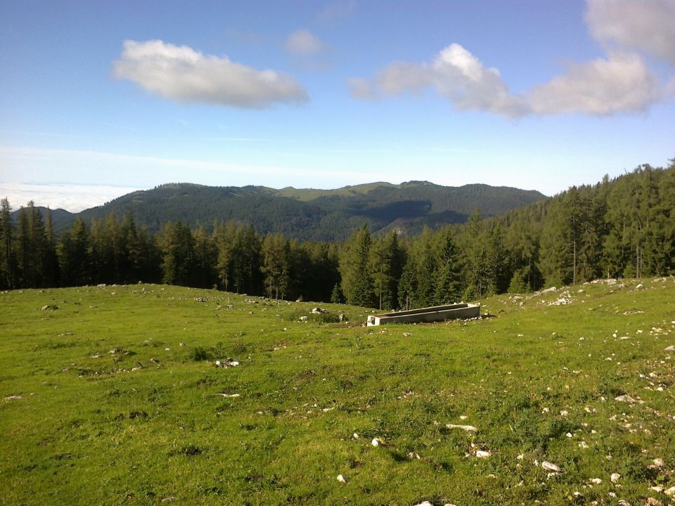 Razgled s poti na Veliko planino