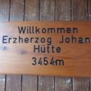 Koča Erzherzog Johann Hütte (3454m)