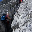 Plezalna pot na Koroško Rinko čez Križ