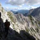 Plezalna pot na Koroško Rinko čez Križ