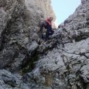 Plezalna pot na Koroško Rinko čez Križ