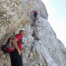 Plezalna pot na Koroško Rinko čez Križ