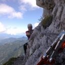 Plezalna pot na Koroško Rinko čez Križ