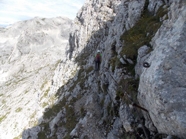 Spust z Bovškega Gamsovca