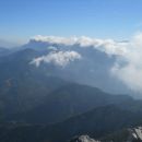 Razgled z vrha na Kamniško-Savinjske alpe
