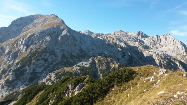 Razgled iz vrha na Debeli vrh, Vršake, Vrh Hribaric, Mišelj konec in Škednjovec