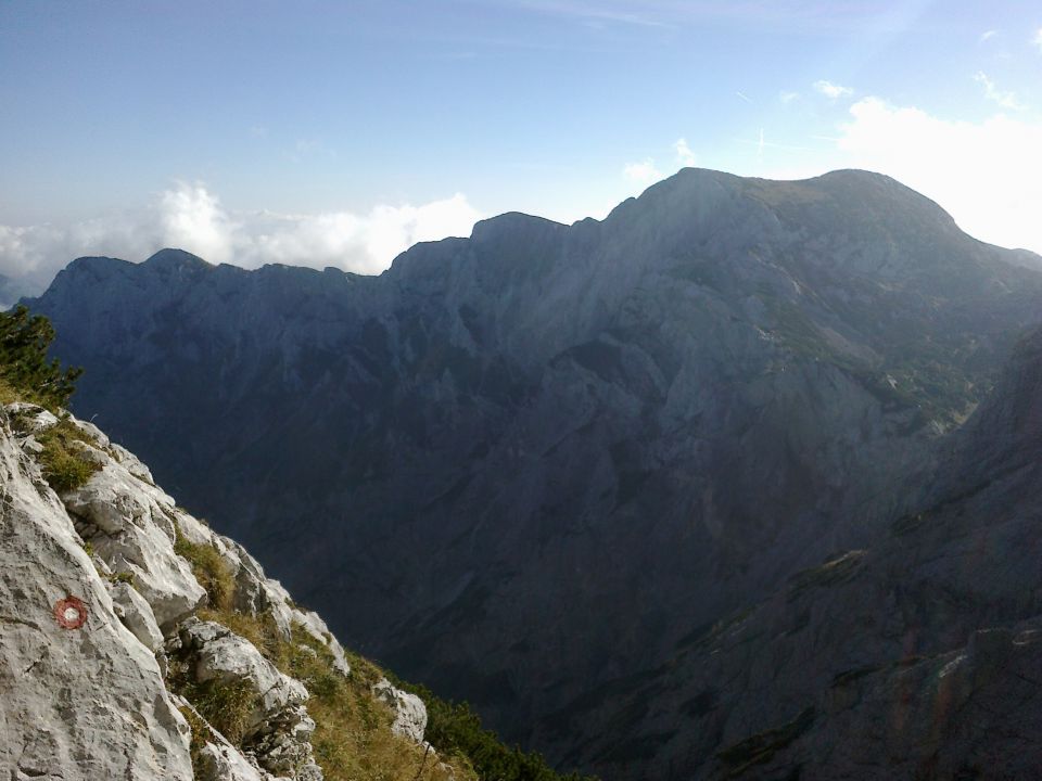 Razgled iz poti na Veliki vrh (Veža)