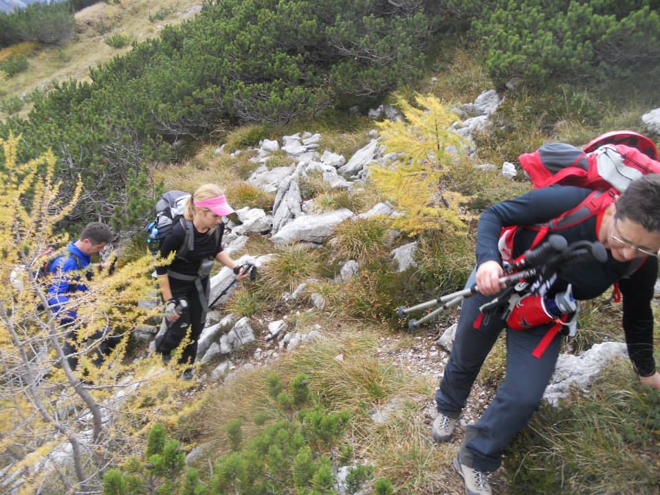 Vzpon na Rjavčki vrh