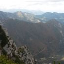 Razgled z vrha na Logarsko dolino