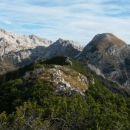 Razgled iz vrha na Triglav, Rž, Vernar, Tosc, Draška vrhova in Ablanco