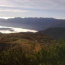 Razgled iz vrha na Bohinjske gore in Planino Krstenico