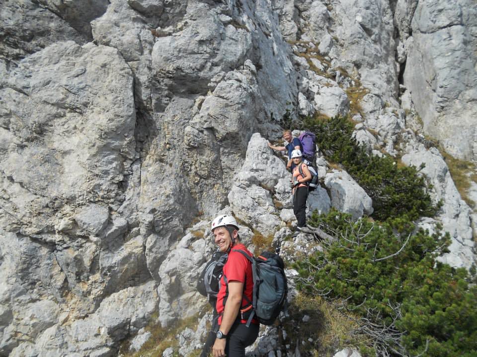 Pot na Evo čez Evin steber (2. težavnostna stopnja plezanja)