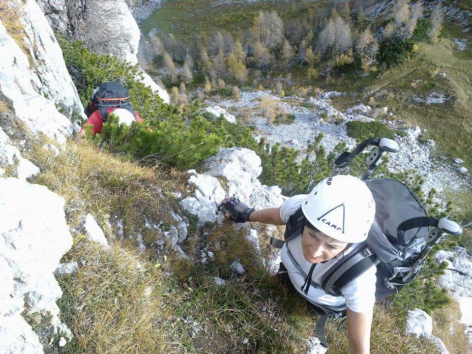 Pot na Evo čez Evin steber (2. težavnostna stopnja plezanja)