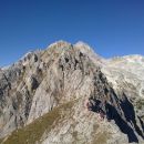 Razgled na vrh Vernarja in njegov celotni greben
