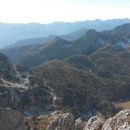 Razgled z vrha na Krsteniški Stog, Jezerski Stog, Ograde in Prevalski Stog