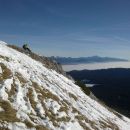 Čudoviti razgledi na Karavanke (levo) in Kamniško-Savinjske alpe (desno)
