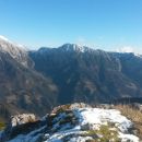 Razgled z vrha na Kočno, Grintovec, Skuto, Kalško goro in greben ter Krvavec