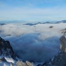 Razgled z vrha proti severu v Avstrijo