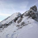 Pogled nazaj na prehojeno pot iz Ledinskega vrha